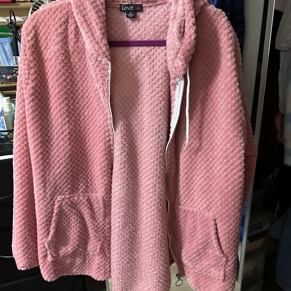 Love Pink Fuzzy Jacket
